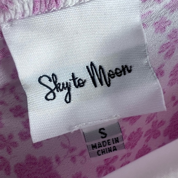 Isabella’s Cabinet Sky to Moon Pink Floral Mini Dress - Picture 2 of 4